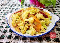 风味炒菜花的做法图解18