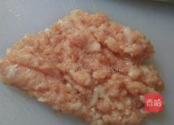 豆腐泡塞肉的做法图解3