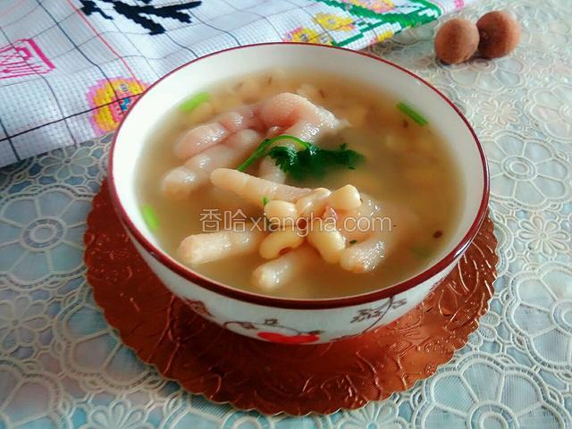 黄豆鸡脚汤