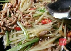 仔姜肉丝的做法图解7