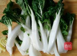 鸡蛋青菜汤的做法图解2