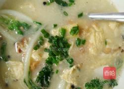 鸡蛋青菜汤的做法图解5