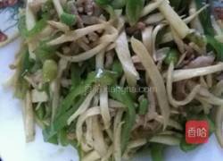 交白炒肉丝的做法图解9