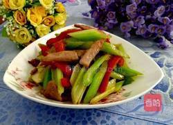肉炒芹菜的做法图解7