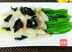 芥蓝炒山药的做法图解11