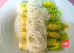 蒜蓉娃娃菜蒸粉丝的做法图解5