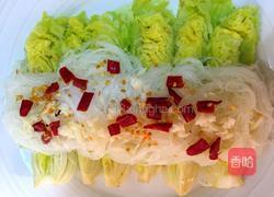 蒜蓉娃娃菜蒸粉丝的做法图解7