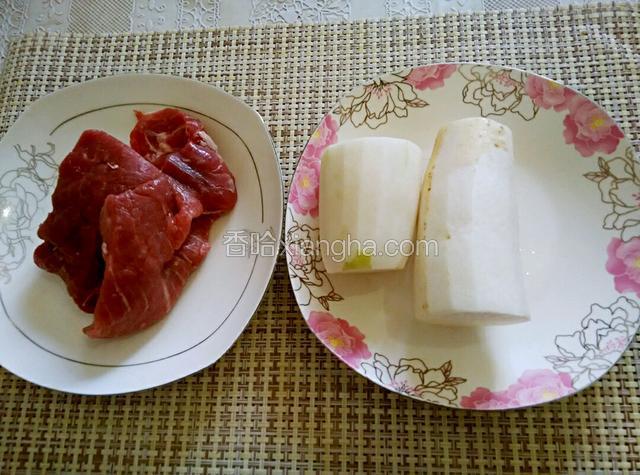 准备好食材