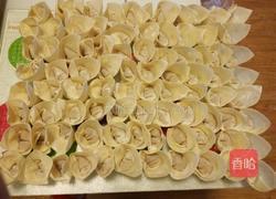 猪肉大葱云吞的做法图解4
