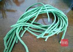 橄榄菜炒豆角的做法图解1