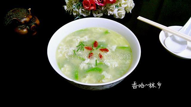 丝瓜蛋花汤