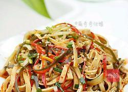 凉拌三丝（拌千张豆皮）的做法图解1