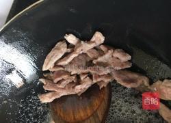小白菜炒肉的做法图解3
