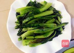豆鼓鲮鱼油麦菜的做法图解7