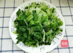 小白菜炒肉的做法图解2