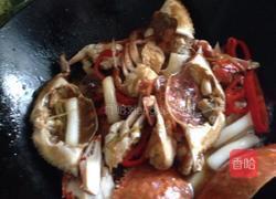 梭子蟹炒年糕的做法图解3