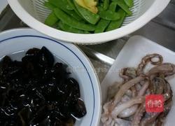 荷蘭豆木耳炒鮮魷的做法图解1
