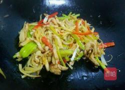 嫩姜炒肉丝的做法图解11