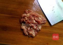 肉炒豇豆的做法图解3
