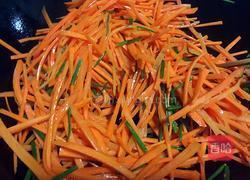 素炒胡萝卜的做法图解5