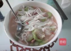 懒人版丝瓜面的做法图解3