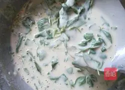 Illustration of making nepeta pancakes 4