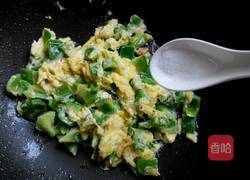 青椒炒蛋的做法图解6