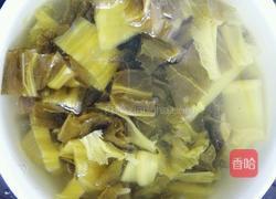 酸菜烧鸭血的做法图解4