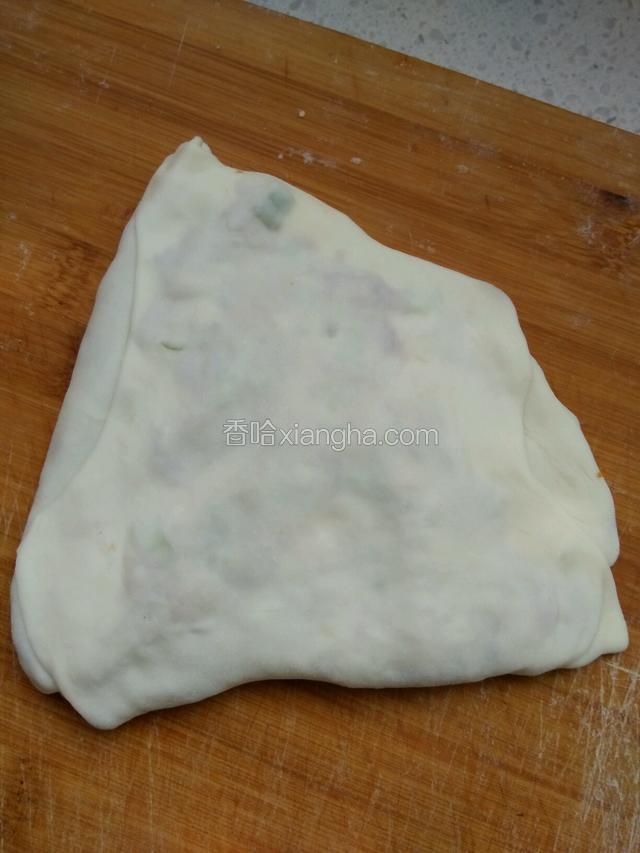 再折两次成一三角形
