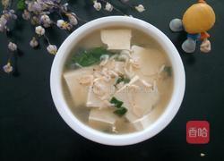 虾皮豆腐汤的做法图解7