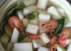 冬瓜炖虾的做法图解4