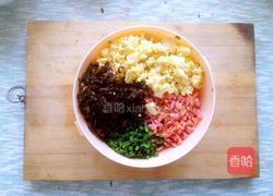 韭菜鸡蛋木耳火腿饺子的做法图解8