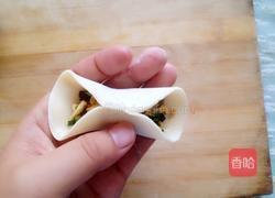 韭菜鸡蛋木耳火腿饺子的做法图解15