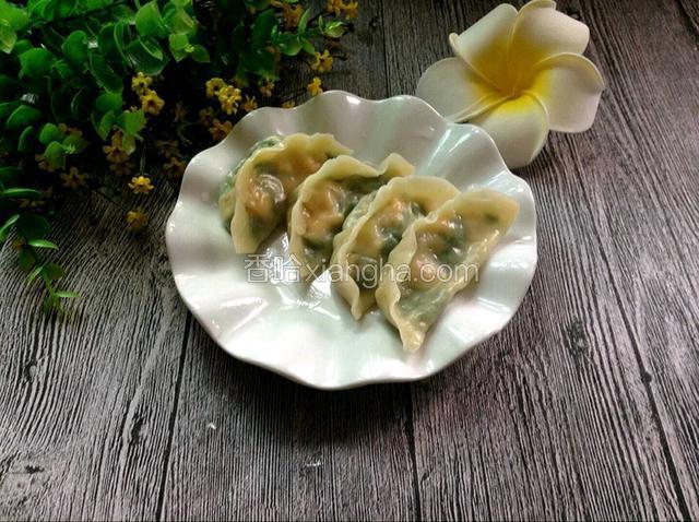 韭菜鸡蛋虾皮饺子