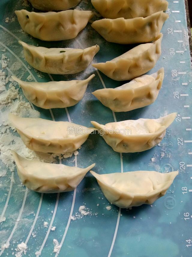 依次包好。