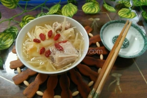 排骨海米竹笋汤