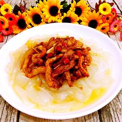 肉丝拉皮的做法[图]