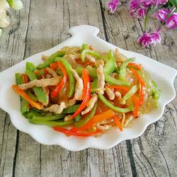 炒肉拉皮的做法[图]
