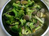 西兰花炒牛肉丸