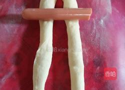 酸奶萌兔火腿面包的做法图解8