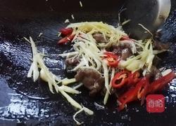姜丝炒牛肉的做法图解9