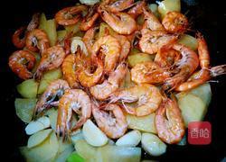 干锅土豆虾的做法图解7