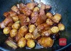 虎皮鹌鹑蛋烧肉的做法图解10