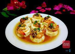 豆腐蒸虾的做法图解10