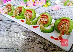 苦瓜培根金针菇卷的做法图解10