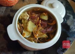 松茸瘦肉汤的做法图解3