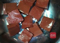 鸡血白菜汤的做法图解1