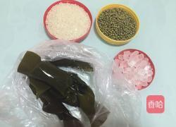 海带绿豆粥的做法图解1