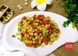 彩色火腿玉米粒的做法图解5