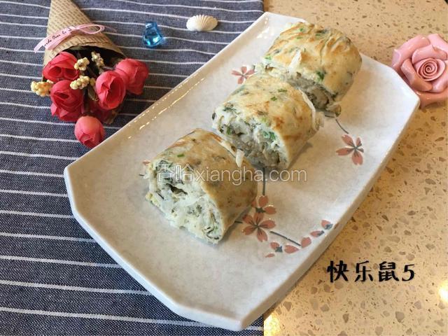白萝卜蛋卷